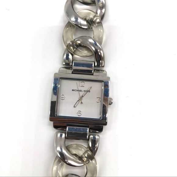 Michael Kors Silver Linked Watch - Picture 6 of 7